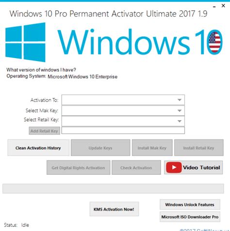 Windows 10 permanent activator ultimate 2017